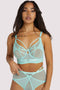 Eddie Crossover Wrap Bra Full Bust - Aqua